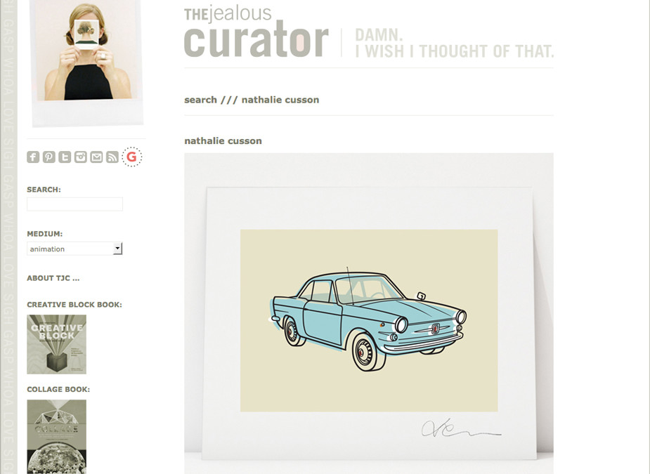Sidecar Art Featured on The Jealous Curator